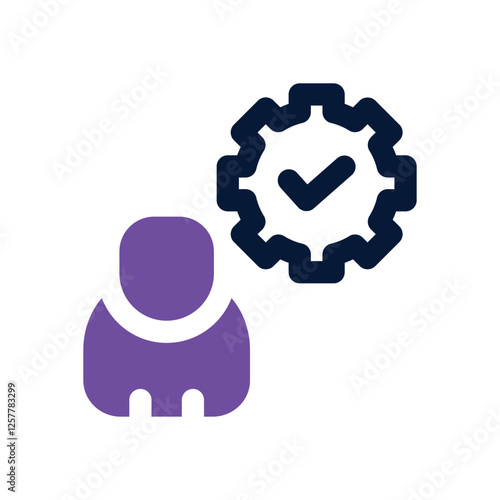 administrator dual tone icon. vector icon for your website, mobile, presentation, and logo design.