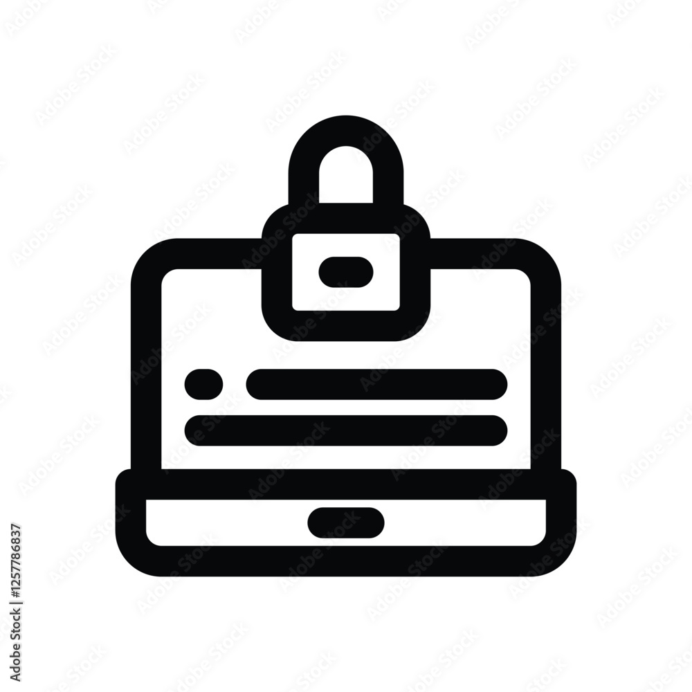 data security line icon. vector icon for your website, mobile, presentation, and logo design. data security line icon. vector icon for your website, mobile, presentation, and logo design.