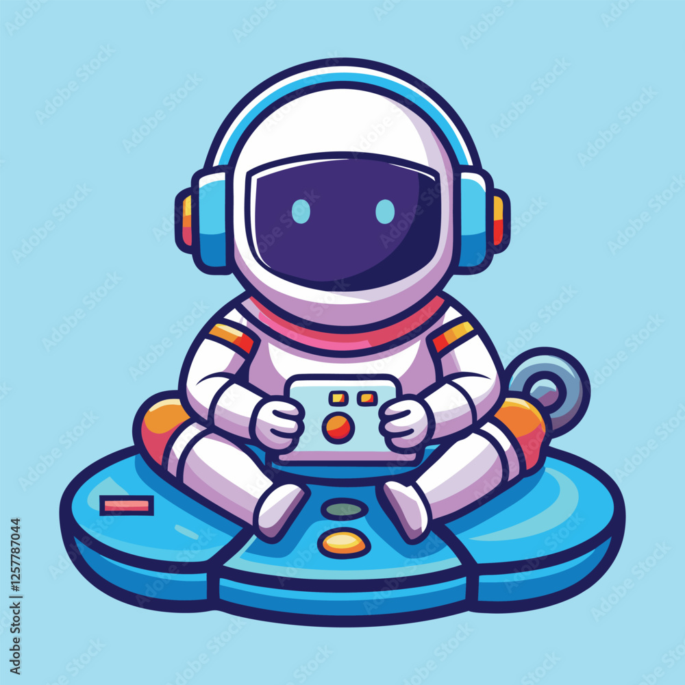 Fototapeta premium robot with snowboard