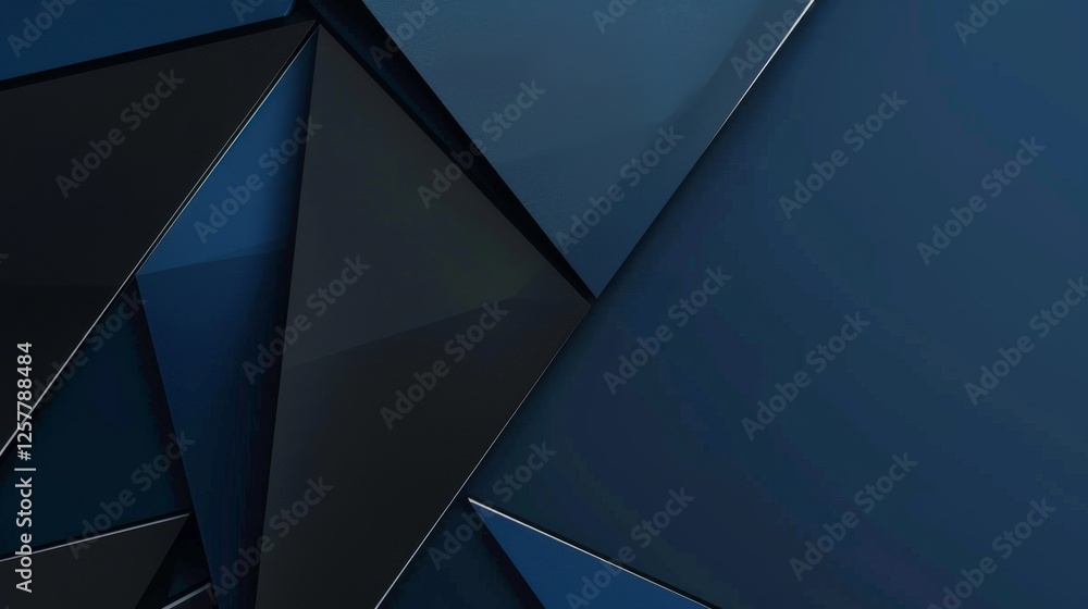 Geometric minimalist wallpaper with triangles and lines on a blue background. Ideal for modern design and banner templates with copy space in the center for text. Geometric minimalist wallpaper with triangles and lines on a blue background. Ideal for modern design and banner templates with copy space in the center for text.