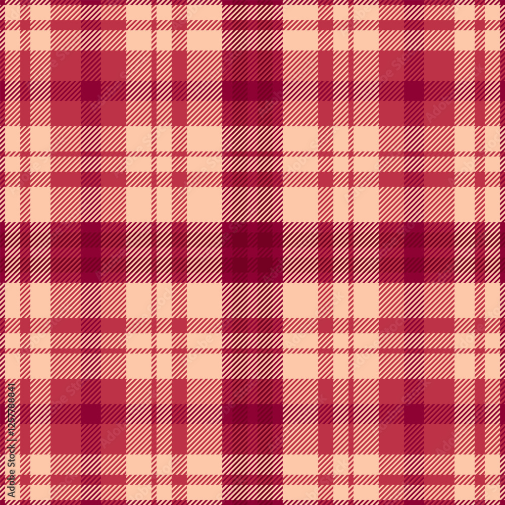 Colour textile fabric texture, design seamless pattern tartan. Many background vector plaid check in red and orange colors. Colour textile fabric texture, design seamless pattern tartan. Many background vector plaid check in red and orange colors.