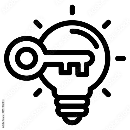 key idea single icon