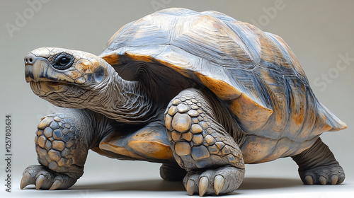 a sculpture of a turtle