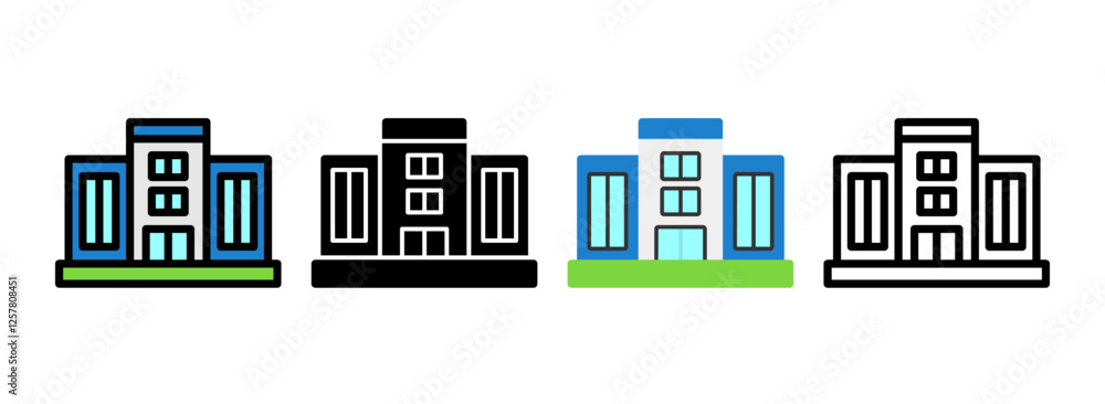 Set of Hospital Icon Set of Hospital Icon