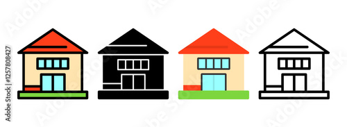 Set of Home Icon