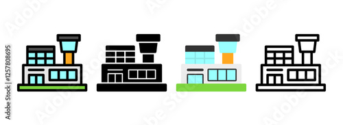 Set of Airport Icon