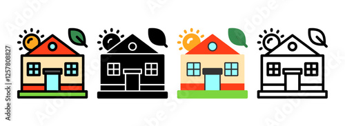 Set of Greenhouse Icon