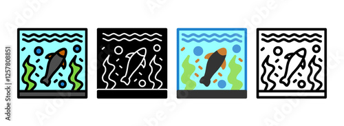 Set of Aquarium Icon