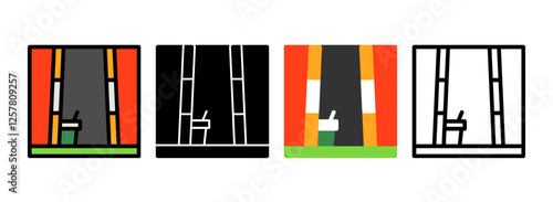 Set of Alleyway Icon