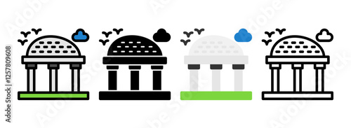 Set of Esplanade Icon