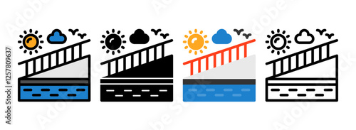 Set of Ramp Icon