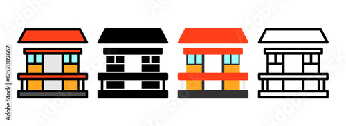 Set of Balcony Icon