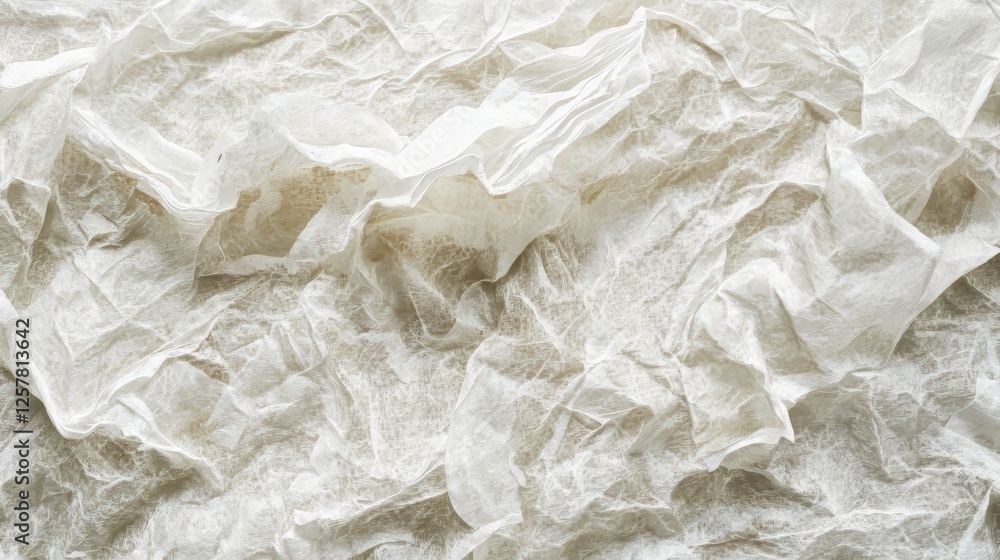 Obraz premium Crinkled Paper Background Texture