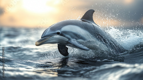 a dolphin jumping out of the water