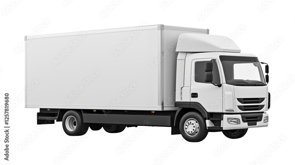 White Box Truck on Transparent Background Ideal for Transportation Delivery Logistics and Shipping Company Branding Mockups and Advertising Designs White Box Truck on Transparent Background Ideal for Transportation Delivery Logistics and Shipping Company Branding Mockups and Advertising Designs