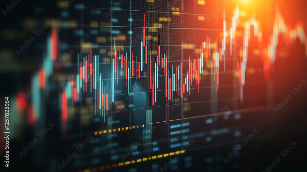 Dynamic stock market chart illustrating financial trends and analytics. Perfect for investment insights, economic forecasting, and trading strategies. Dynamic stock market chart illustrating financial trends and analytics. Perfect for investment insights, economic forecasting, and trading strategies.