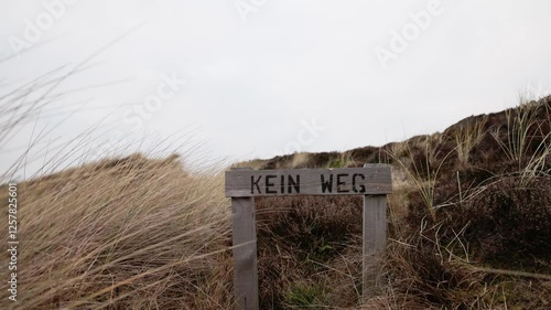 Dünenlandschaft an der Nordsee auf Sylt