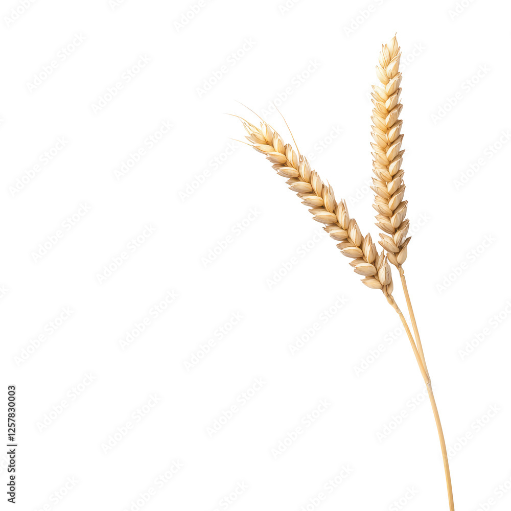 Wheat stalks isolated on a white background. Wheat stalks isolated on a white background.