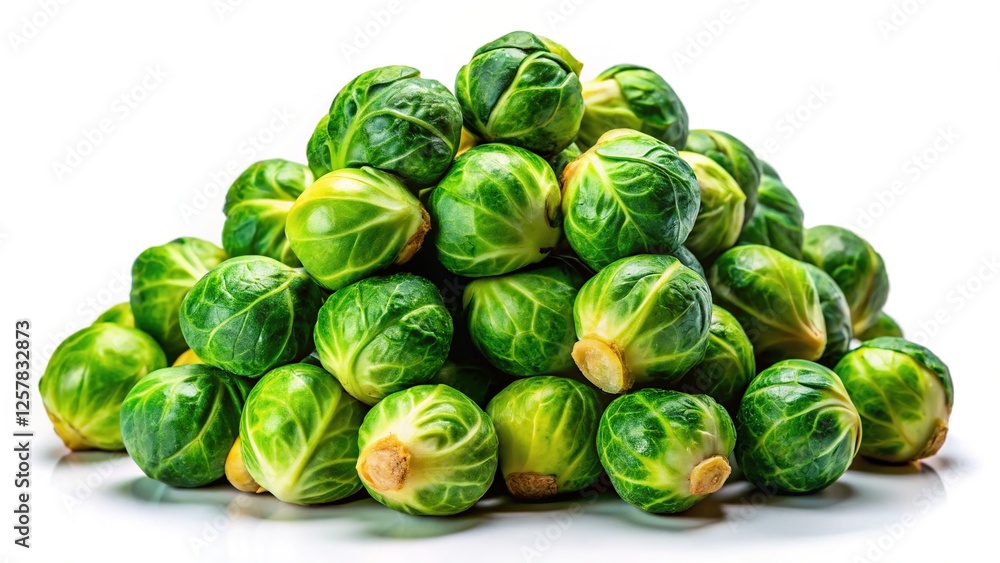 Brussel Sprouts Isolated on a Transparent Background Brussel Sprouts Isolated on a Transparent Background