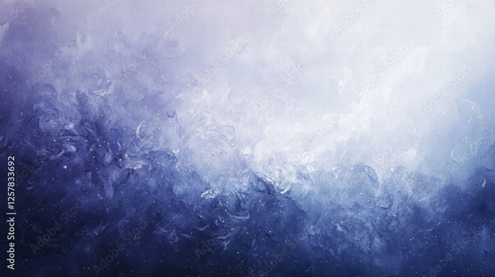 Obraz premium Celestial Background with Starry Midnight Blue