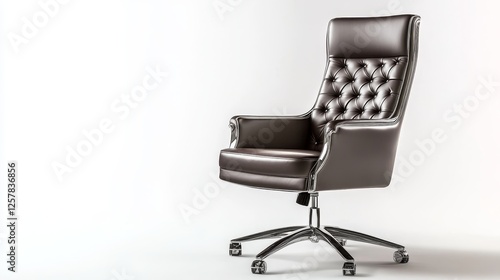 Luxurious Executive Leather Office Chair - Perfect for a Productive Workspace