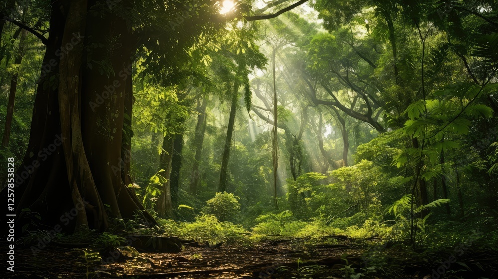 Fototapeta premium forest african tree