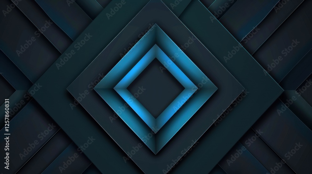 Trendy Blue background with futuristic motifs. Featuring white space in the center for text. Modern dark wallpaper ideal for design and banners. Simple geometric modern wallpaper. Trendy Blue background with futuristic motifs. Featuring white space in the center for text. Modern dark wallpaper ideal for design and banners. Simple geometric modern wallpaper.
