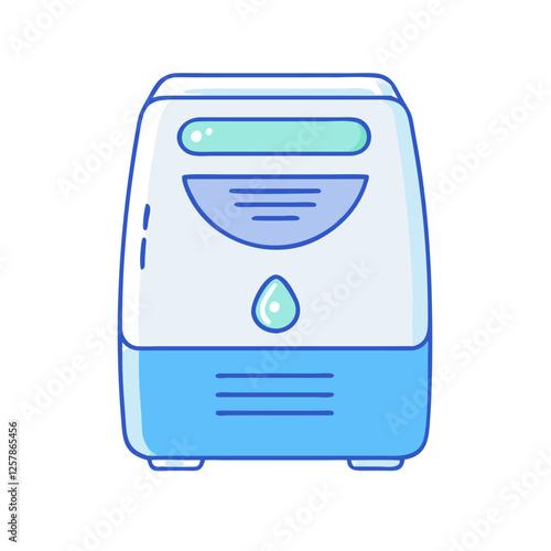 dehumidifier icon, dehumidifier vector illustration-simple illustration of dehumidifier, perfect for dehumidifier logos and icons