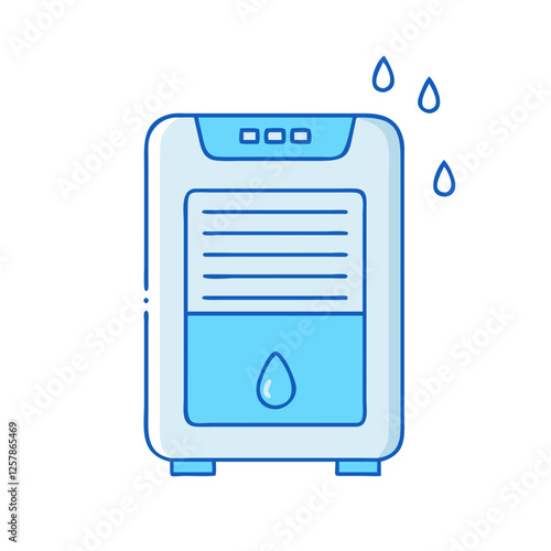 dehumidifier icon, dehumidifier vector illustration-simple illustration of dehumidifier, perfect for dehumidifier logos and icons