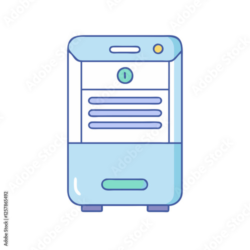 dehumidifier icon, dehumidifier vector illustration-simple illustration of dehumidifier, perfect for dehumidifier logos and icons