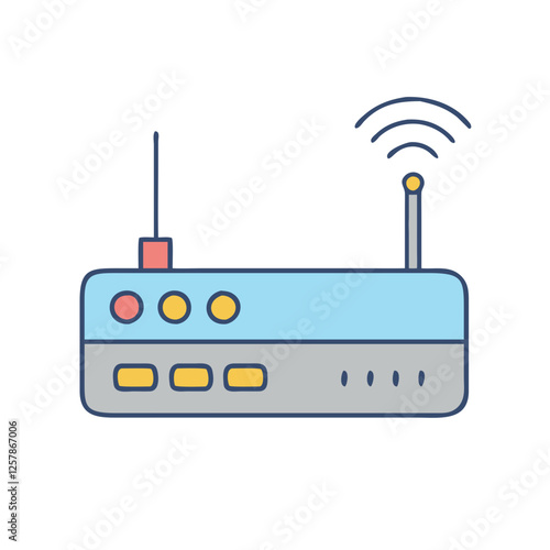 modem icon, modem vector illustration-simple illustration of modem, perfect for modem logos and icons
