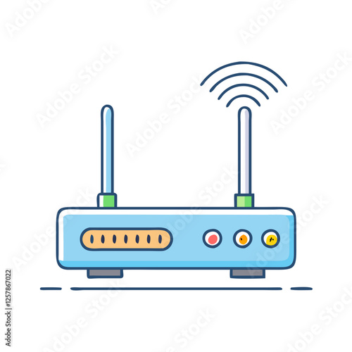 modem icon, modem vector illustration-simple illustration of modem, perfect for modem logos and icons