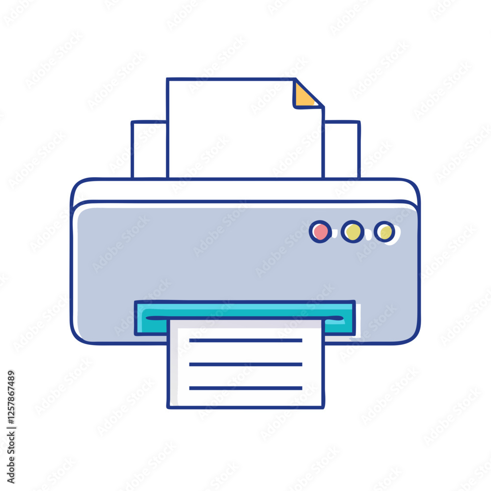 printer icon, printer vector illustration-simple illustration of printer, perfect for printer logos and icons printer icon, printer vector illustration-simple illustration of printer, perfect for printer logos and icons