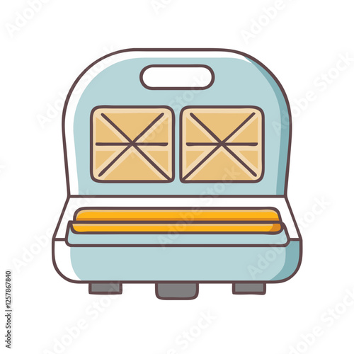 sandwich maker icon, sandwich maker vector illustration-simple illustration of sandwich maker, perfect for sandwich maker logos and icons