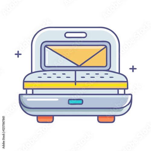 sandwich maker icon, sandwich maker vector illustration-simple illustration of sandwich maker, perfect for sandwich maker logos and icons