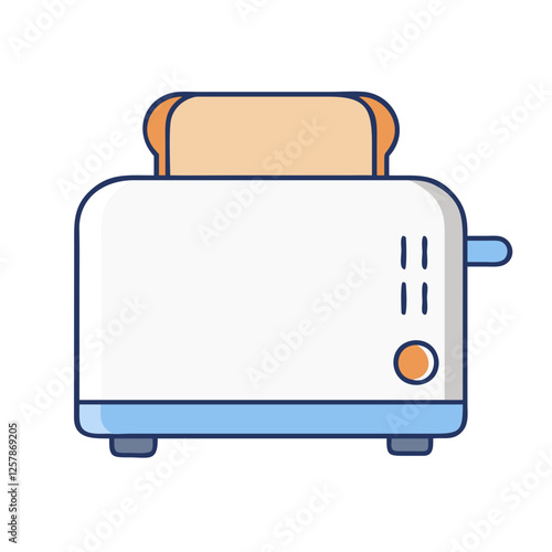 toaster icon, toaster vector illustration-simple illustration of toaster, perfect for toaster logos and icons