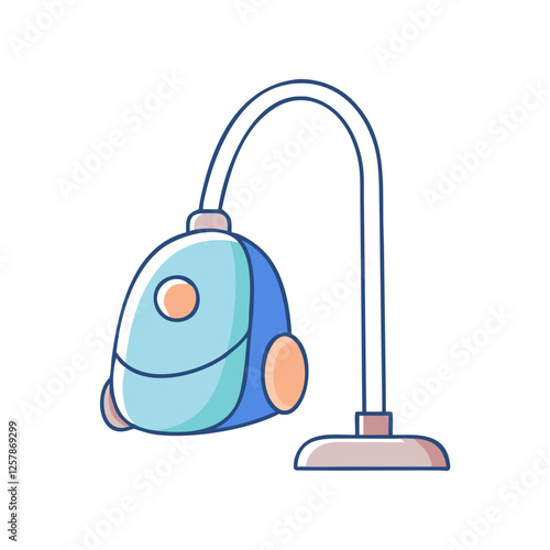 vacuum cleaner icon, vacuum cleaner vector illustration-simple illustration of vacuum cleaner, perfect for vacuum cleaner logos and icons