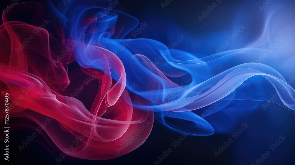 photograph blue red smoke photograph blue red smoke
