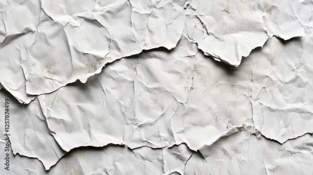 Fototapeta premium Torn, Crumpled and Dirty Paper Background