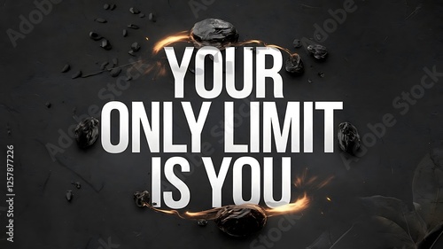 Your Only Limit Is You Inspirational Message