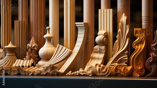 crown wood moulding photo