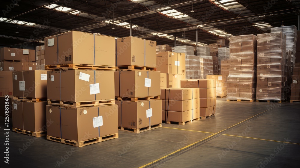 warehouse inside cardboard box warehouse inside cardboard box