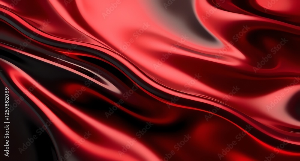Obraz premium red satin background