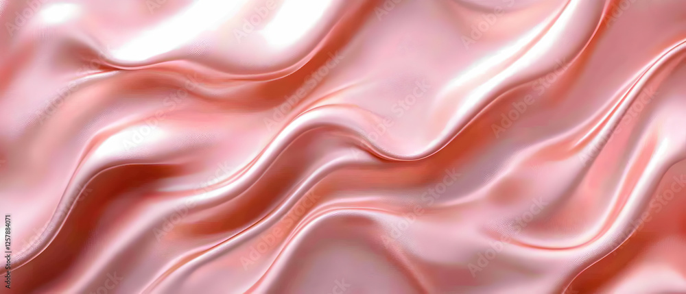 Pink silk fabric waves. Background design Pink silk fabric waves. Background design