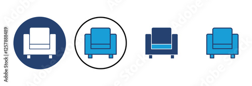 Sofa icon vector. sofa icon illustration