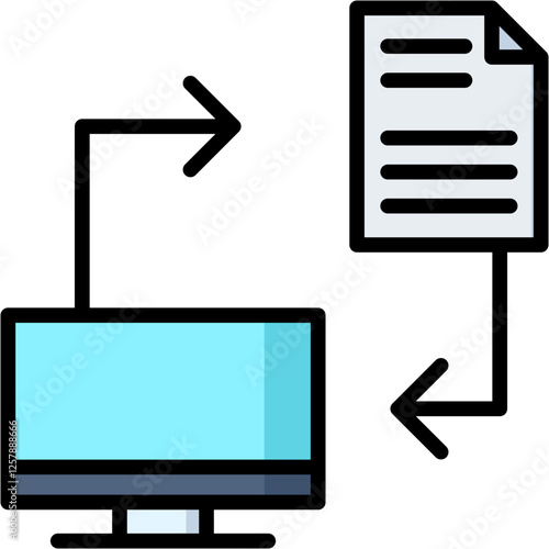 Data Transfer Ftp Icon