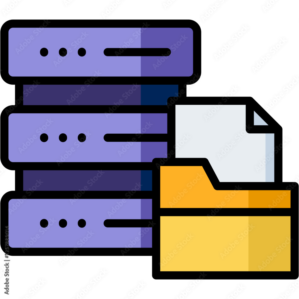 Data Storage Icon Data Storage Icon
