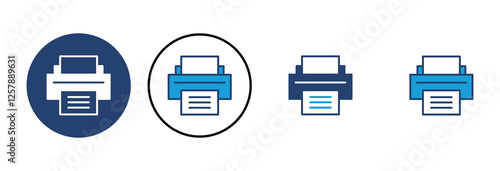 Print icon vector. printer icon vector.