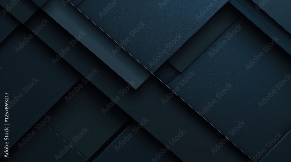 Fototapeta premium Modern Blue background with clean lines, perfect for design and banner templates. Featuring sleek geometric wallpaper with simple shapes and a central white space for text.