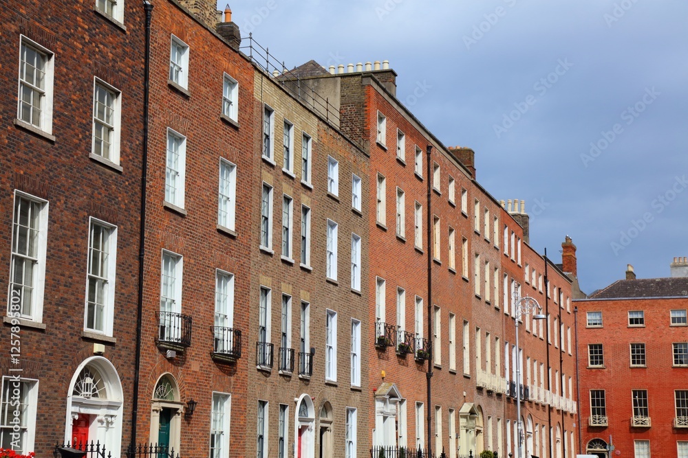Obraz premium Hume Street in Dublin, Ireland